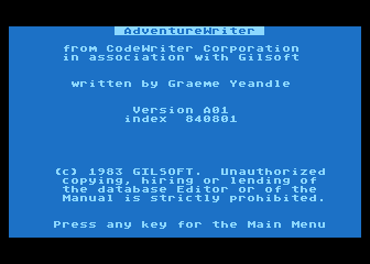 AdventureWriter — screenshot 3