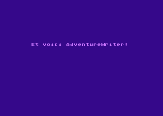 AdventureWriter atari screenshot