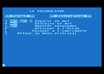 AdventureWriter atari screenshot