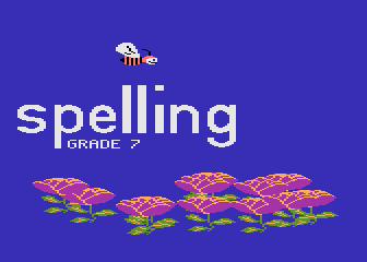 Spelling - Grade 7 atari screenshot