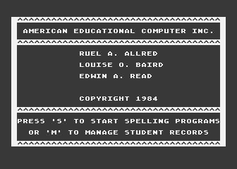 Spelling - Grade 7 atari screenshot