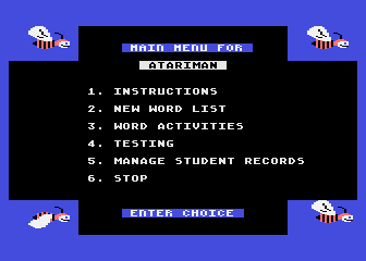 Spelling - Grade 7 atari screenshot