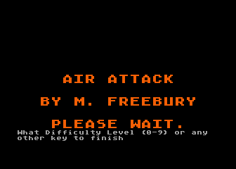 Air Attack atari screenshot