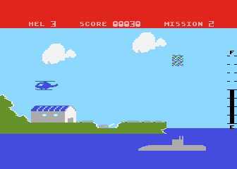 Airwolf atari screenshot