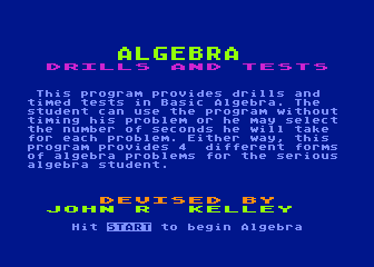 Algebra Drills and Tests — screenshot 1