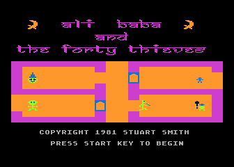 Ali Baba and the Forty Thieves atari screenshot