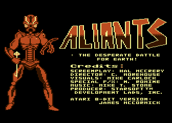 Aliants atari screenshot