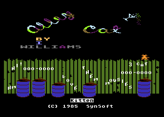 Alley Cat atari screenshot