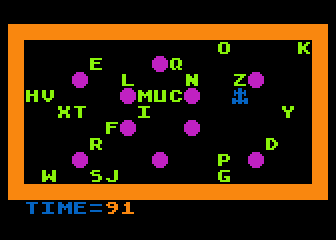 Alpha Run atari screenshot