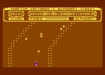 Alphabet Street atari screenshot