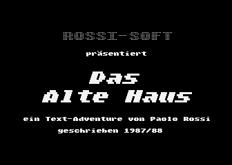 Alte Haus (Das) atari screenshot