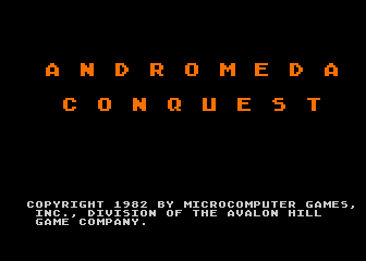 Andromeda Conquest atari screenshot