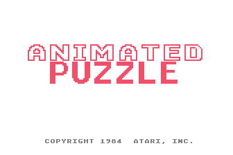 Animated Puzzle atari screenshot