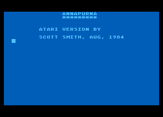 Annapurna atari screenshot