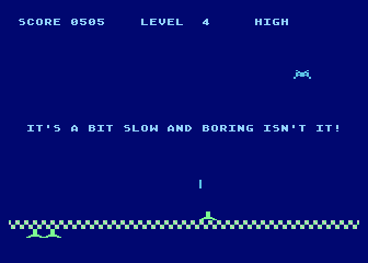 Another Boring Space Invader Game atari screenshot