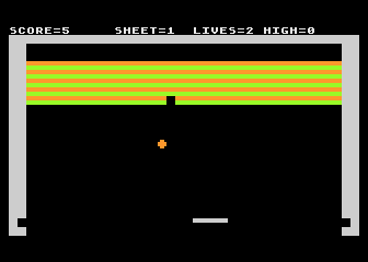 Another Brick from the Wall atari screenshot