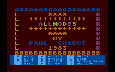 Antic magazine disk September 1984, Vol.3, No.5 atari screenshot