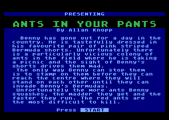 Ants in Your Pants atari screenshot