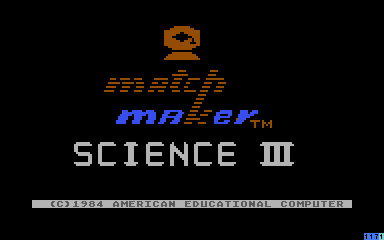 A+ Science Grades 7-8 atari screenshot