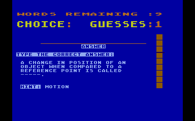 A+ Science Grades 7-8 atari screenshot