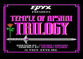 Temple of Apshai Trilogy (The) atari screenshot