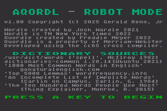 AQordl atari screenshot