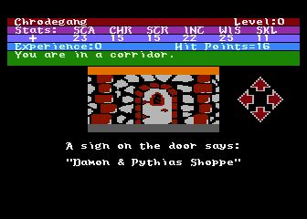 Alternate Reality - The Dungeon atari screenshot