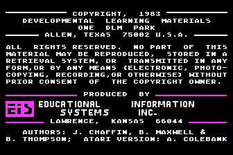 Arcademic Skill Builders - Spelling Wiz atari screenshot
