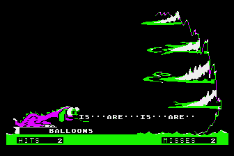 Arcademic Skill Builders - Verb Viper atari screenshot