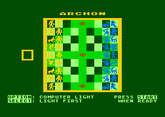 Archon atari screenshot