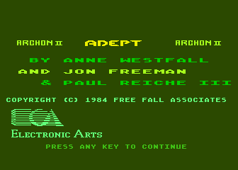 Archon II - Adept atari screenshot