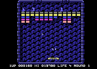 Arkanoid atari screenshot