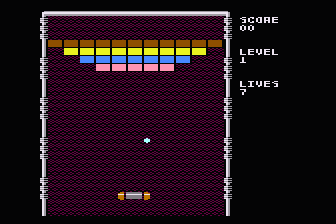 Arkanoid atari screenshot