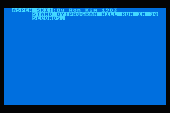 Aspen Ski! atari screenshot