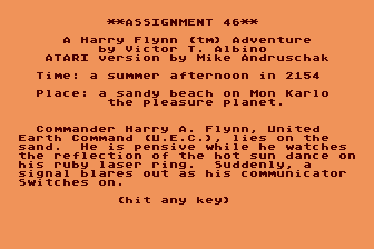 Assignment 46 atari screenshot