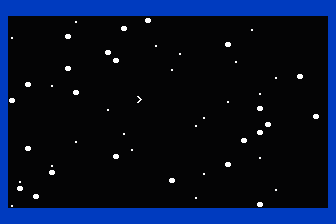 Asteroid Belt atari screenshot