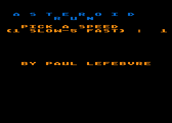 Asteroid Run — screenshot 1