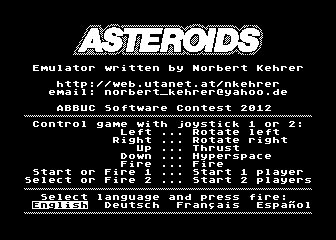 Asteroids Emulator — screenshot 2