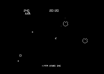 Asteroids Emulator atari screenshot