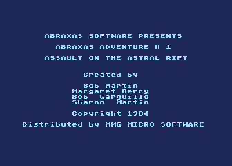 Abraxas Adventure #1 - Assault on the Astral Rift — screenshot 1