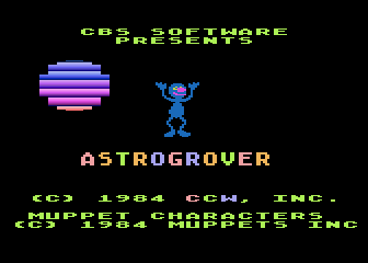 Astro-Grover atari screenshot
