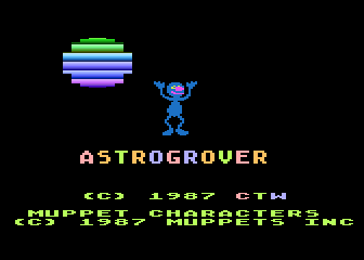 Astro-Grover atari screenshot