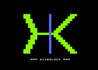 Astrology atari screenshot