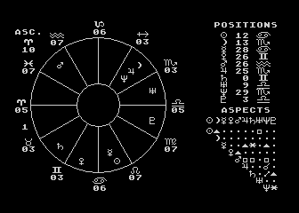 Astrology atari screenshot