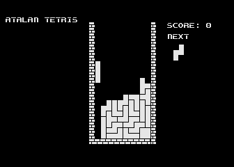 Atalan Tetris atari screenshot