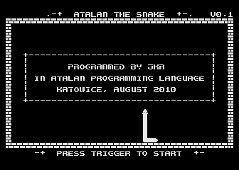 Atalan the Snake atari screenshot