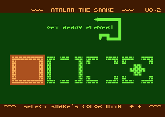 Atalan the Snake atari screenshot