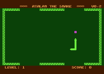 Atalan the Snake atari screenshot