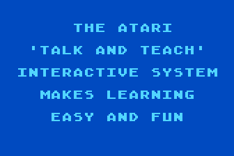 Atari 400 Demonstration Kit atari screenshot