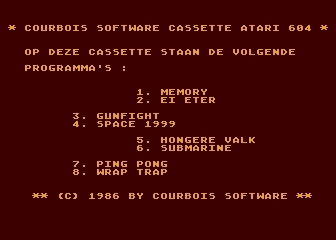 Atari Cassette 604 atari screenshot